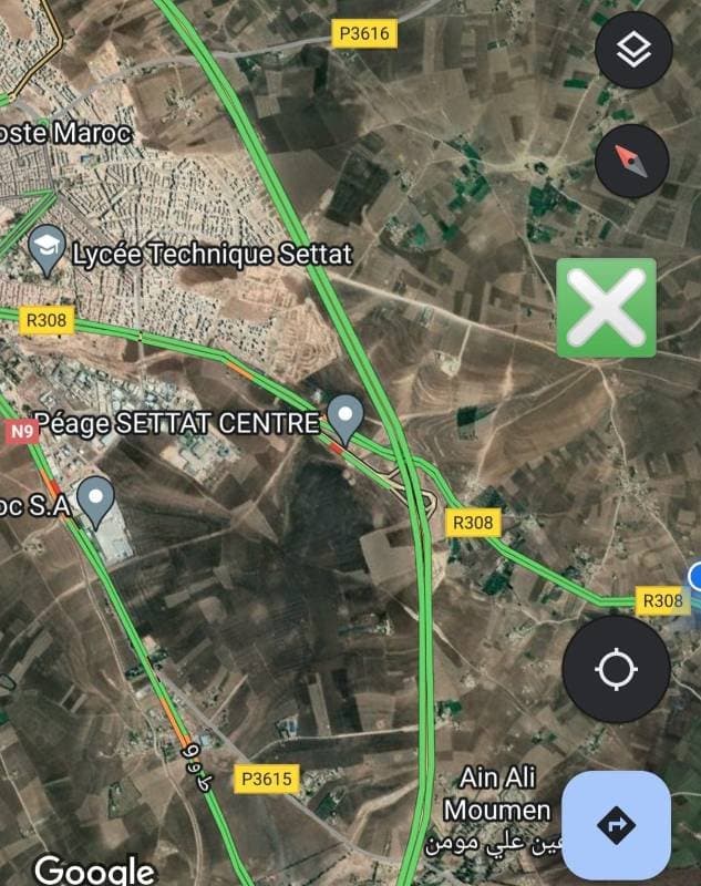 Terrain à vendre à Settat, Ain nezzagh à 3 km de la ville — Terrain agricole constructible à vendre