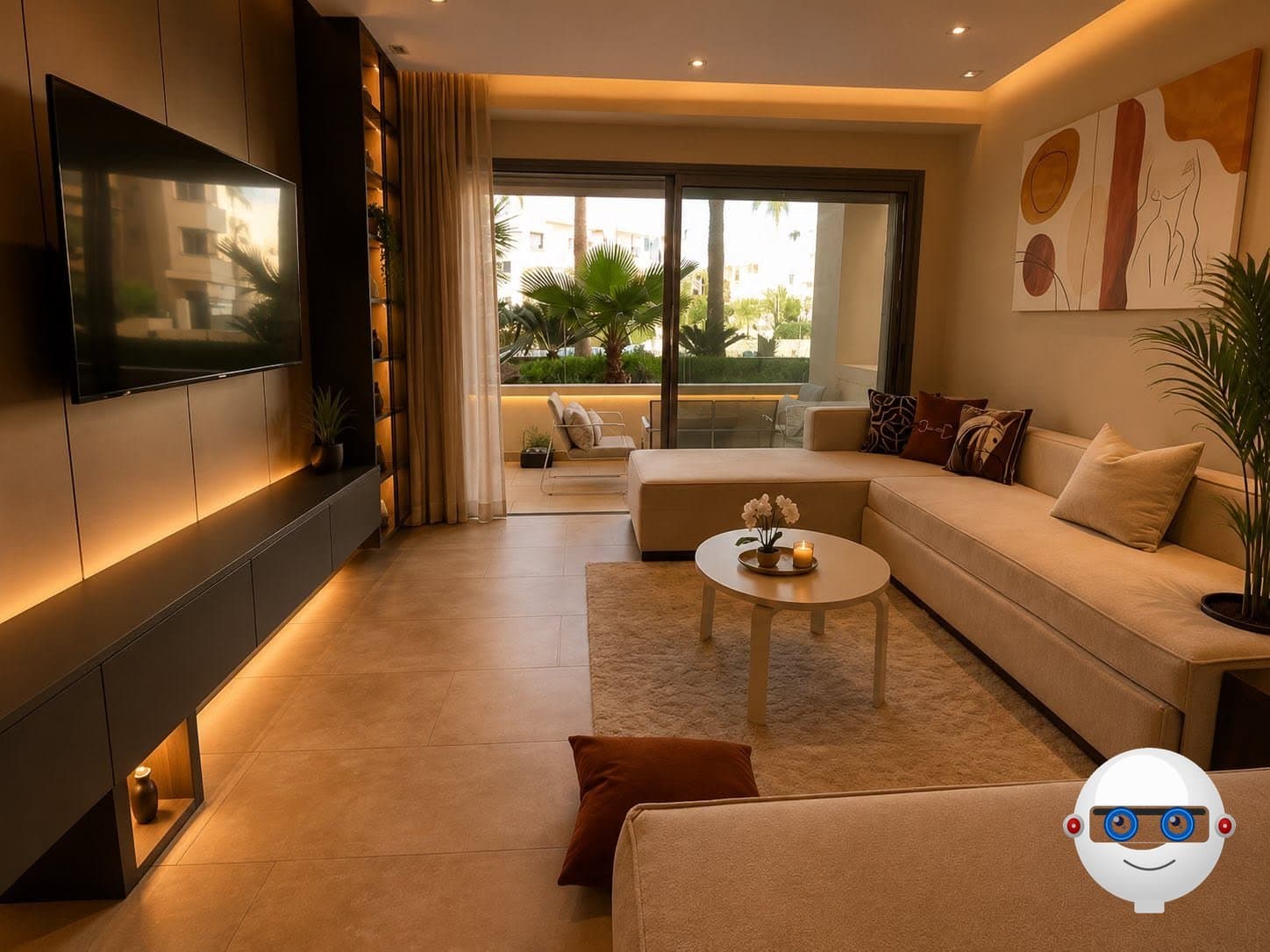 Best studio vue piscine et front beach